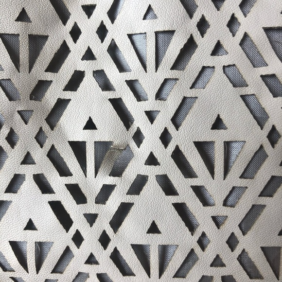 Peplum pink faux leather tank - Picture 5 of 6